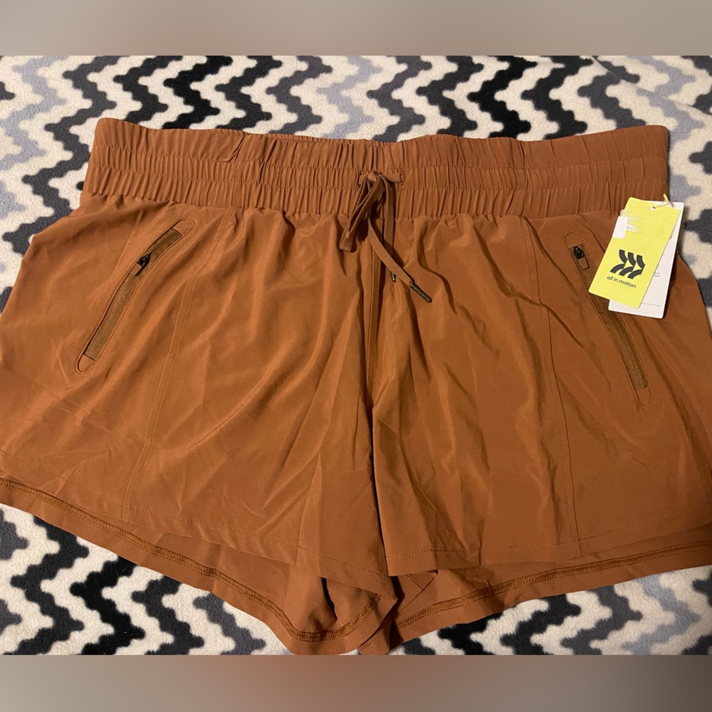 all in motion Rust Brown Athletic Shorts